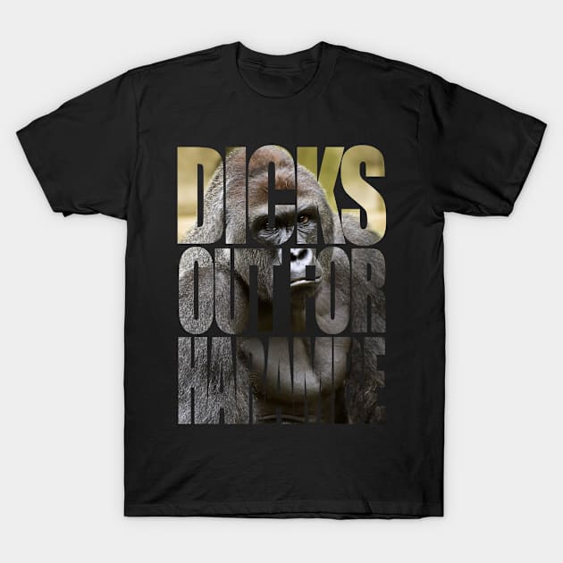 Dicks Out For Harambe T-Shirt by Phox